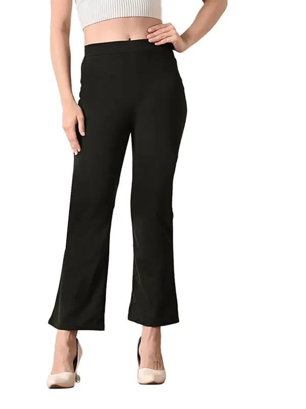 Women_S_Full_Length_Bootcut_Office_Trousers_Olive