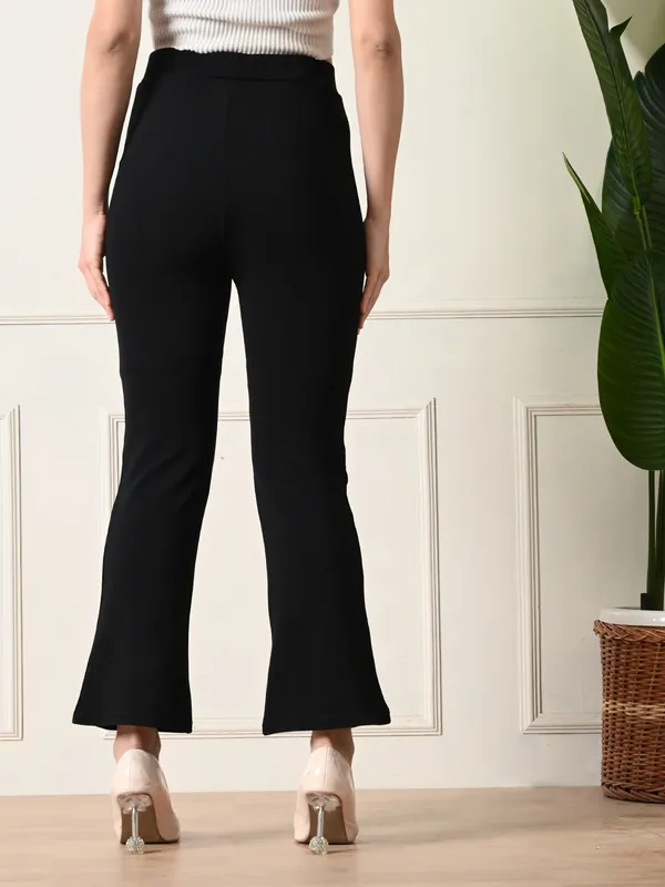 Women_S_Slim_Fit_Flared_Casual_Trousers_Black