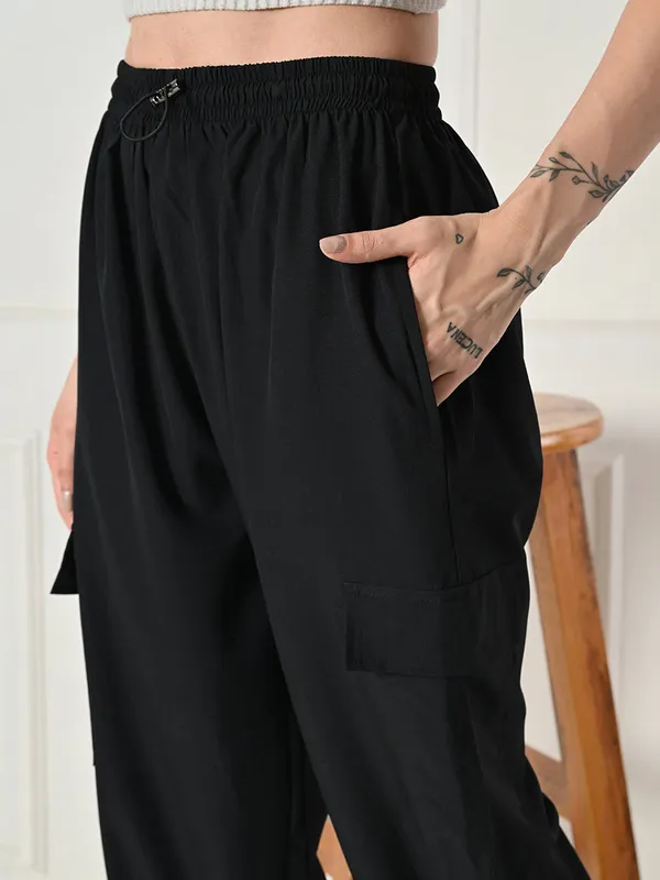 Women_S_Loose_Fit_Cargo_Jogger_Pants_With_4_Pockets_Black
