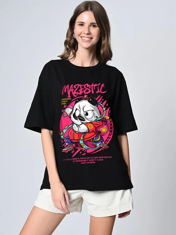 Women_S_Oversized_Drop_Shoulder_Black_Printed_T_Shirt_100_Pure_Cotton_Black