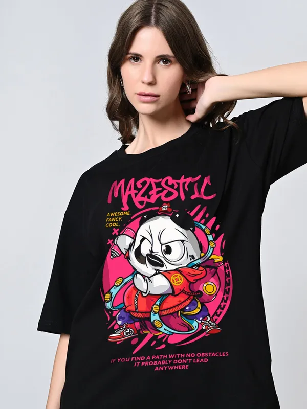Women_S_Oversized_Drop_Shoulder_Black_Printed_T_Shirt_100_Pure_Cotton_Black