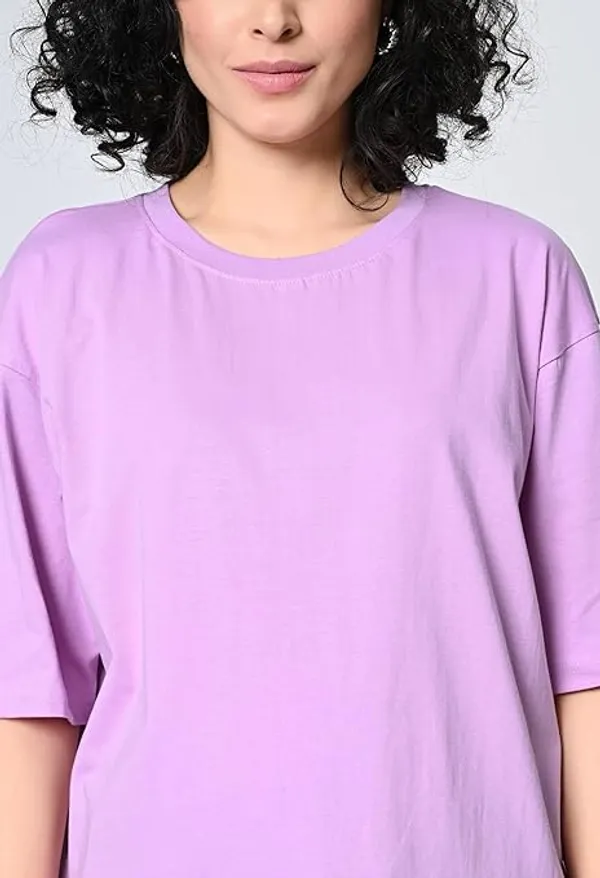 Oversized_Fit_Women_S_T_Shirt_In_100_Cotton_With_Drop_Shoulder_Design_Lavender
