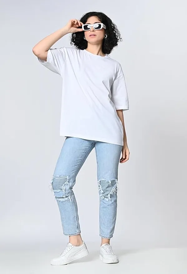 Women_S_Oversized_Fit_100_Cotton_T_Shirt_With_Drop_Shoulder_Half_Sleeves_White