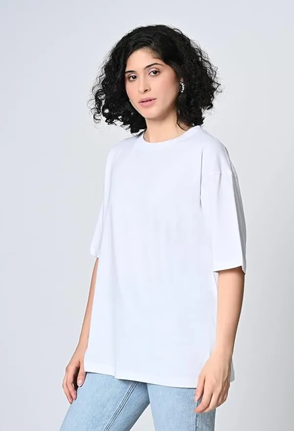 Women_S_Oversized_Fit_100_Cotton_T_Shirt_With_Drop_Shoulder_Half_Sleeves_White
