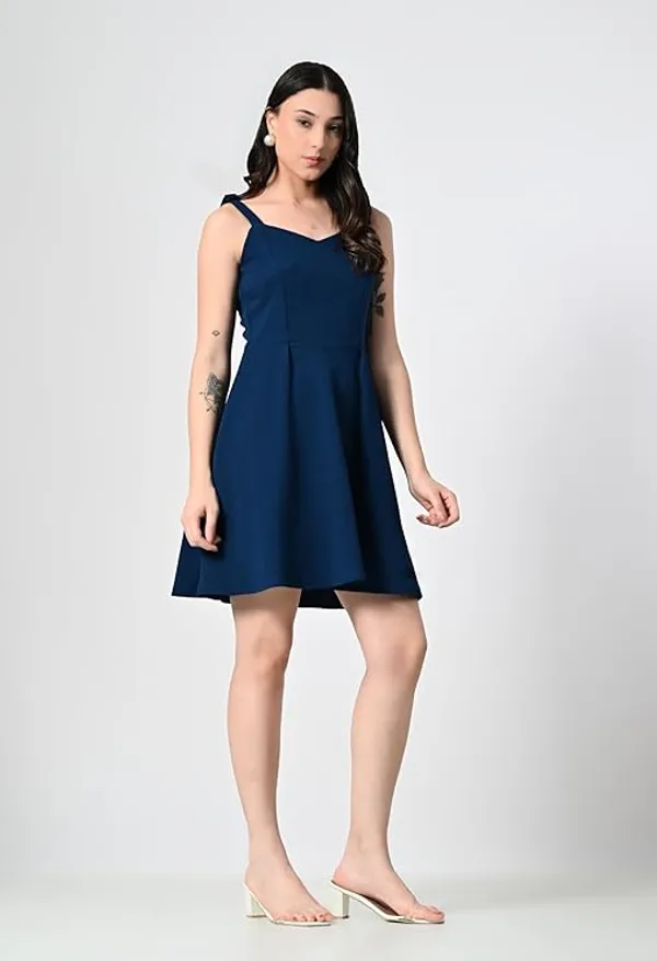 Women_S_Sweetheart_Neck_Sleeveless_Fit_Flare_Dress_Navy_Navy