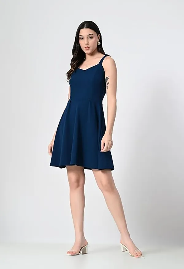 Women_S_Sweetheart_Neck_Sleeveless_Fit_Flare_Dress_Navy_Navy