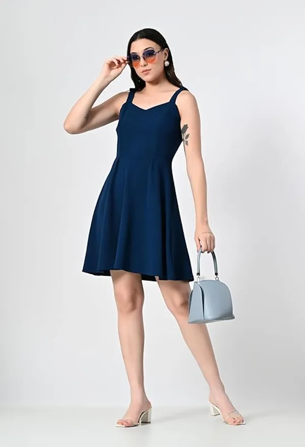Women_S_Sweetheart_Neck_Sleeveless_Fit_Flare_Dress_Navy_Navy