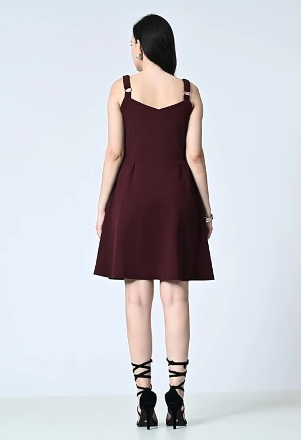 Women_S_Sweetheart_Neck_Sleeveless_Fit_Flare_Dress_Red_Wine_Wine