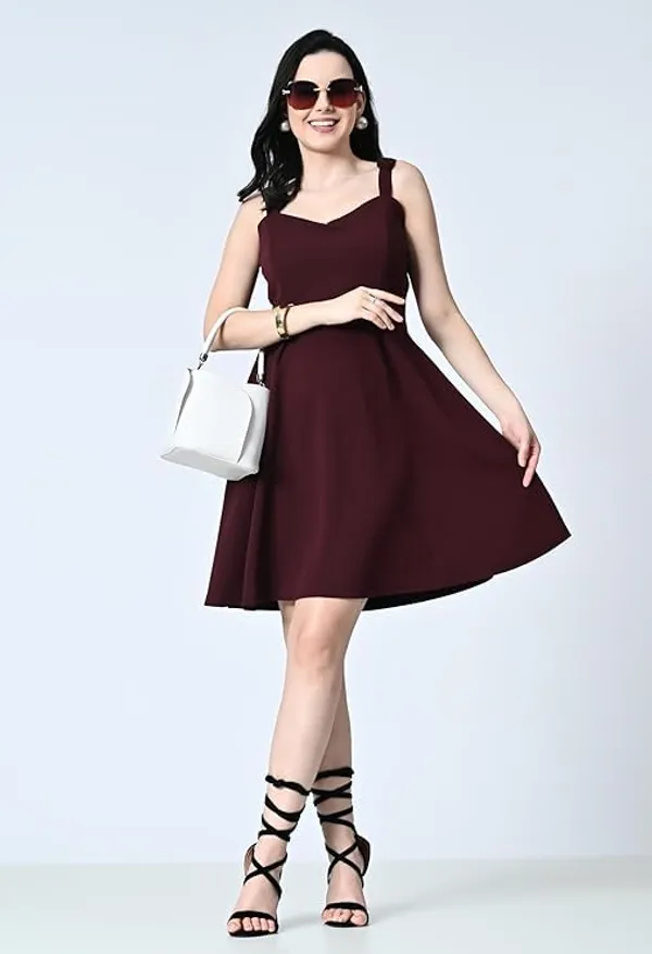 Women_S_Sweetheart_Neck_Sleeveless_Fit_Flare_Dress_Red_Wine_Wine