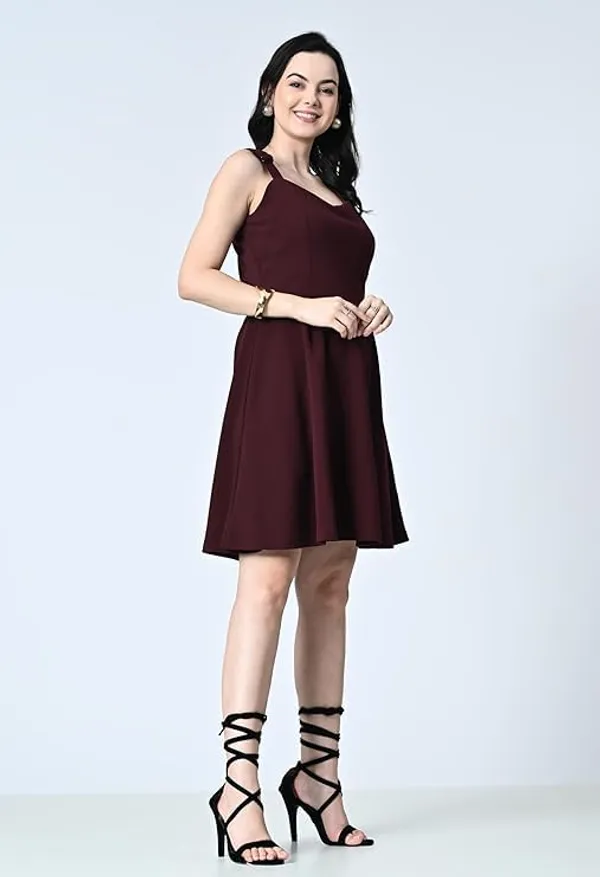 Women_S_Sweetheart_Neck_Sleeveless_Fit_Flare_Dress_Red_Wine_Wine