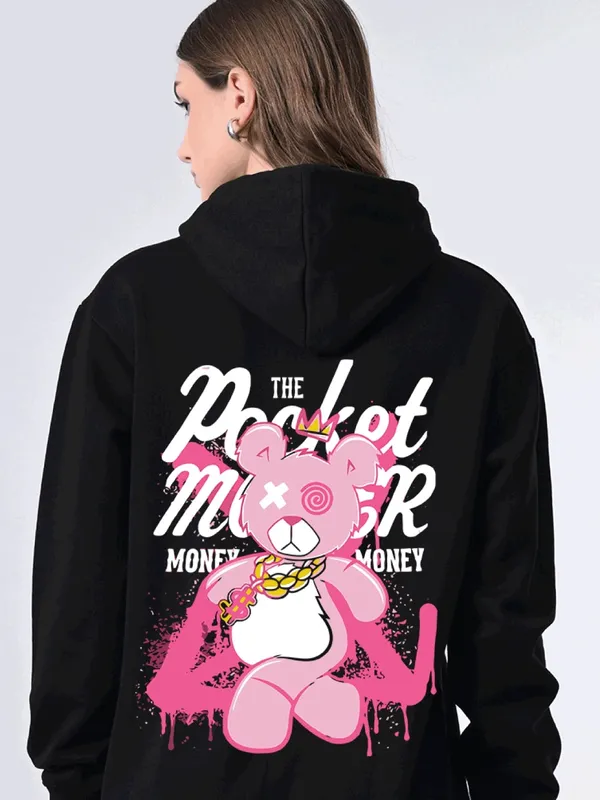 Women_S_Classic_Black_Hoodie_Sweater_Relaxed_Fit_Pullover_With_Print_Winter_Jacket_For_Girls_Ribbed_Hem_Lined_Hood_Casual_Winter_Wear_Full_Sleeves_Stylish_Hooded_Neck_Hoodie_For_Winter_Black