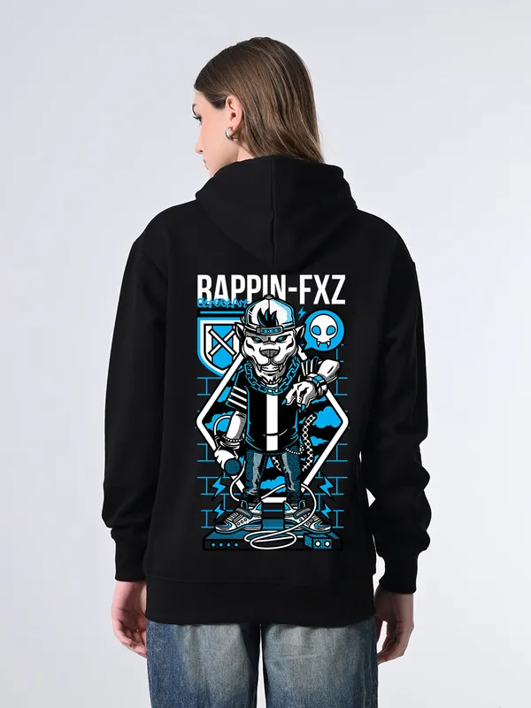 Women_S_Black_Women_S_Black_Winter_Hoodie_Printed_Pullover_With_Relaxed_Fit_Lined_Hood_Ribbed_Hem_Full_Sleeves_Hoodie_Printed_Pullover_With_Relaxed_Fit_Lined_Hood_Ribbed_Hem_Full_Sleeves_Black