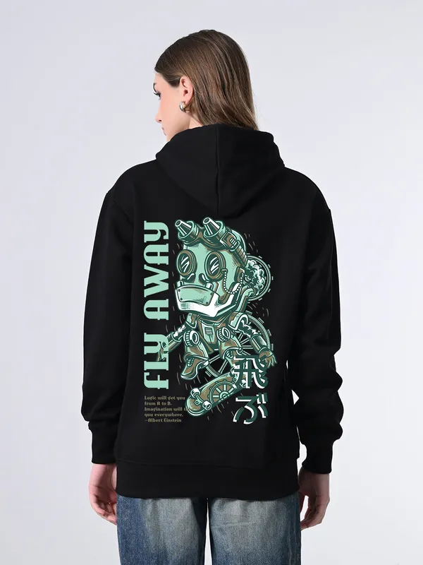 Women_S_Classic_Black_Hoodie_Sweater_Relaxed_Fit_Pullover_With_Print_Winter_Jacket_For_Girls_Ribbed_Hem_Lined_Hood_Casual_Winter_Wear_Full_Sleeves_Stylish_Hooded_Neck_Hoodie_For_Winter_Black