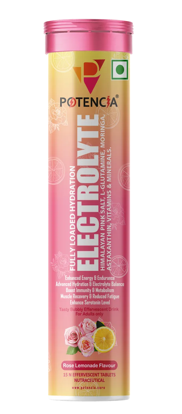 Potencia_Electrolyte_Hydration_Rose_Lemonade_Effervescent_Tablets_15S_-_Pack_of_2