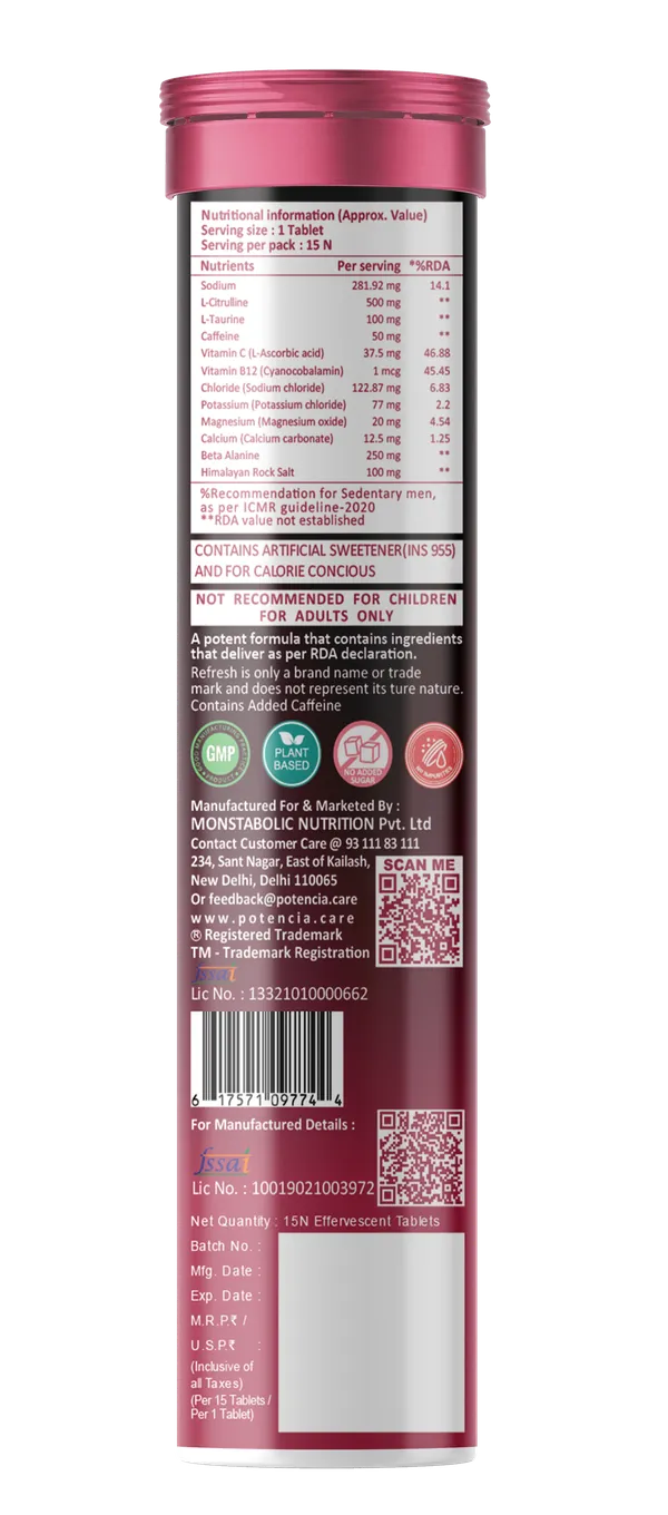 Potencia_Pre-Boost_Pre-Workout_Effervescent_Tablets_-_Mixed_Berry_Flavour_|_Energy_&_Hydration_&_Pump_|_With_Citrulline,_Taurine,_Caffeine_&_Beta-Alanine_-_Pack_of_2