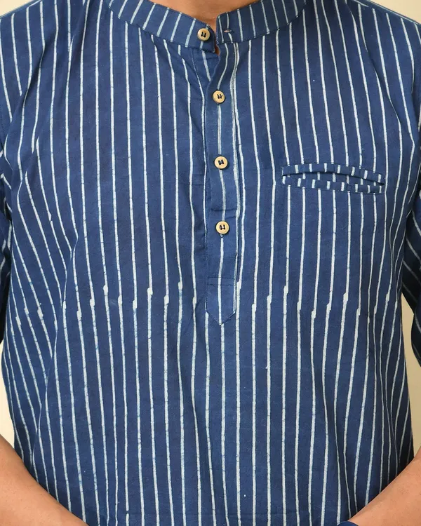 Blue_Cambric_Cotton_Striped_Full_Sleeve_Shirt_For_Men