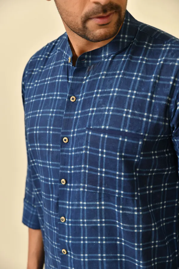Blue_Cambric_Cotton_Regular_Fit_Full_Sleeve_Shirt_For_Men