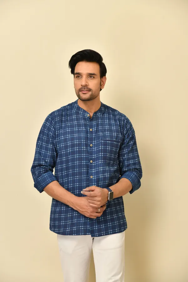 Blue_Cambric_Cotton_Regular_Fit_Full_Sleeve_Shirt_For_Men
