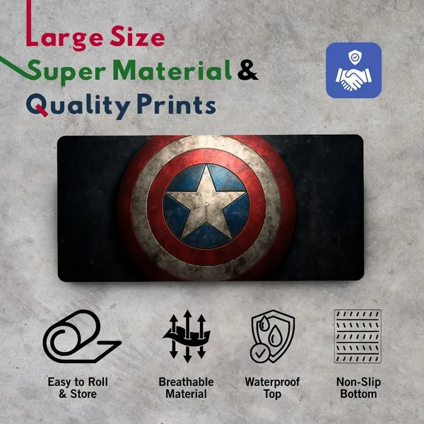 Sigma_One_Captain_America_Shield_Extended_Keyboard_Mouse_Pad