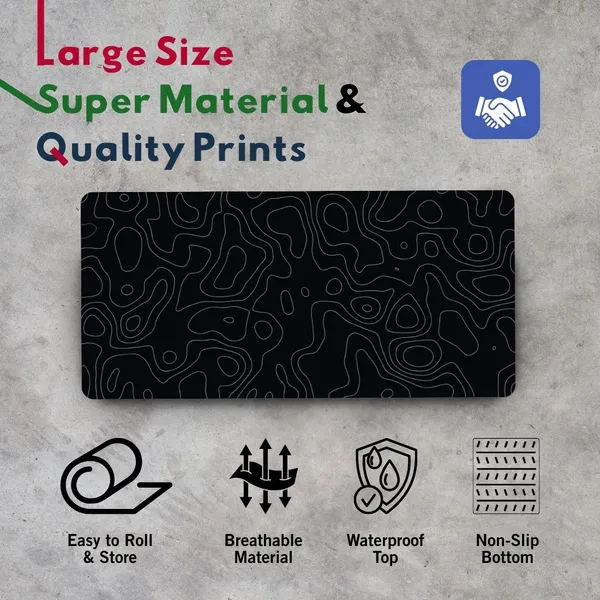 Sigma_One_Black_Cave_Print_Extended_Keyboard_Mouse_Pad_Black