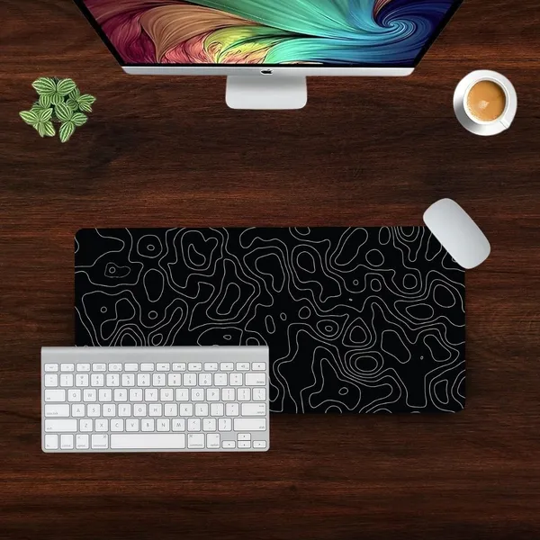 Sigma_One_Black_Cave_Print_Extended_Keyboard_Mouse_Pad_Black