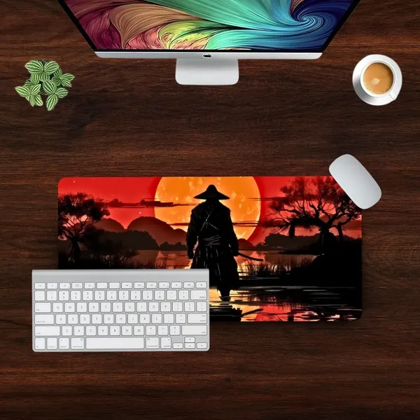 Sigma_One_Crimson_Ronin_Extended_Desk_Mat_23X11_Inch_Non-Slip_Waterproof