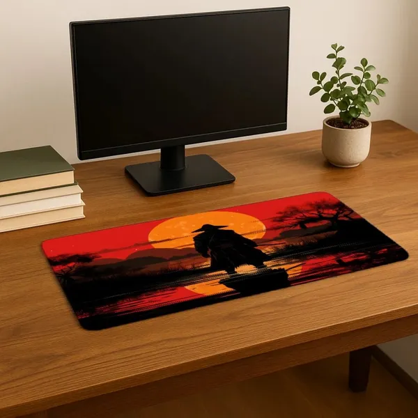 Sigma_One_Crimson_Ronin_Extended_Desk_Mat_23X11_Inch_Non-Slip_Waterproof