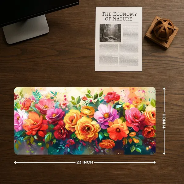 Sigma_One_Bloom_Burst_Floral_Extended_Keyboard_Mouse_Pad