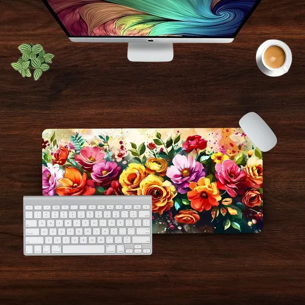 Sigma_One_Bloom_Burst_Floral_Extended_Keyboard_Mouse_Pad