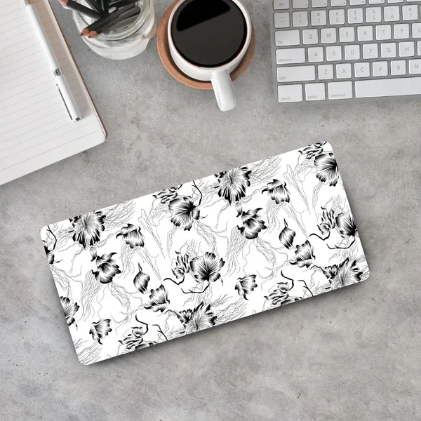 Sigma_One_Mono_Bloom_Floral_Extended_Mouse_Pad_23X11_Inch_Washable_Waterproof