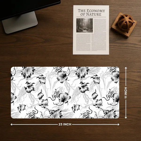 Sigma_One_Mono_Bloom_Floral_Extended_Mouse_Pad_23X11_Inch_Washable_Waterproof
