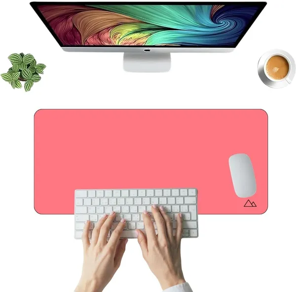 Sigma_One_Pink_Extended_Keyboard_Mouse_Pad_Waterproof_Anti-Slip