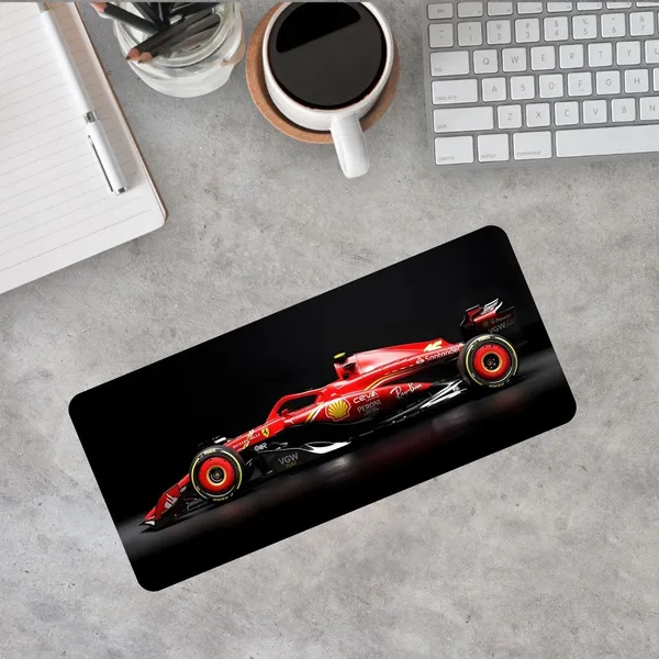 Sigma_One_Formula_Racing_Car_Extended_Mouse_Pad_23X11_Inch_Non-Slip_Base