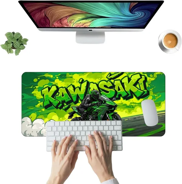 Sigma_One_Kawasaki_Ninja_Bike_Print_Extended_Keyboard_Mouse_Pad_Multicolor