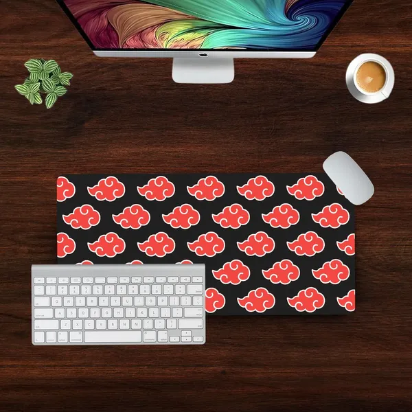 Sigma_One_Anime_Red_Cloud_Graphic_Extended_Keyboard_Mouse_Pad