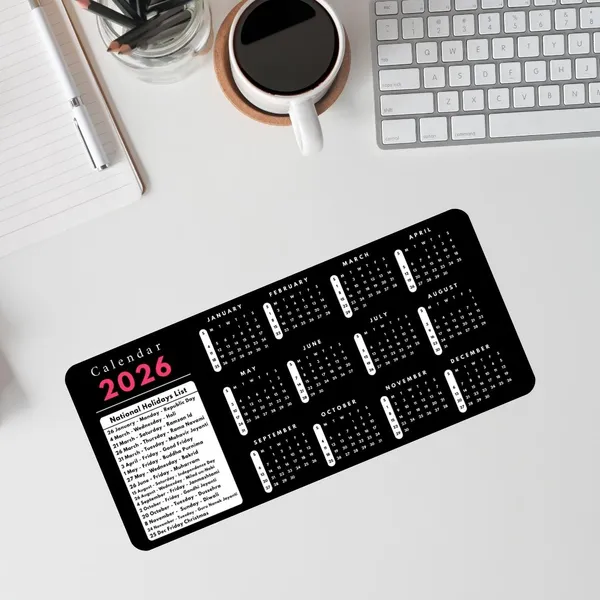 Sigma_One_2026_Calendar_Extended_Desk_Mat_Non-Slip_Waterproof_Black