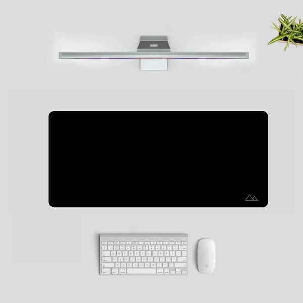 Sigma_One_Solid_Black_Extended_Keyboard_Mouse_Pad_23X11_Inch