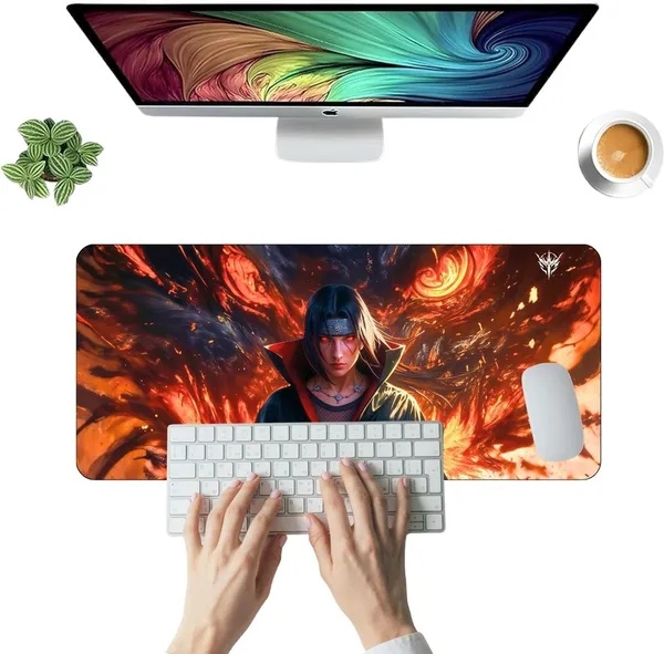Sigma_One_Anime_Itachi_Design_Extended_Keyboard_Mouse_Pad