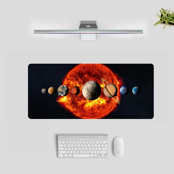 Sigma_One_Solar_System_Planets_Extended_Mouse_Pad_23X11_Inch_Non-Slip_Base