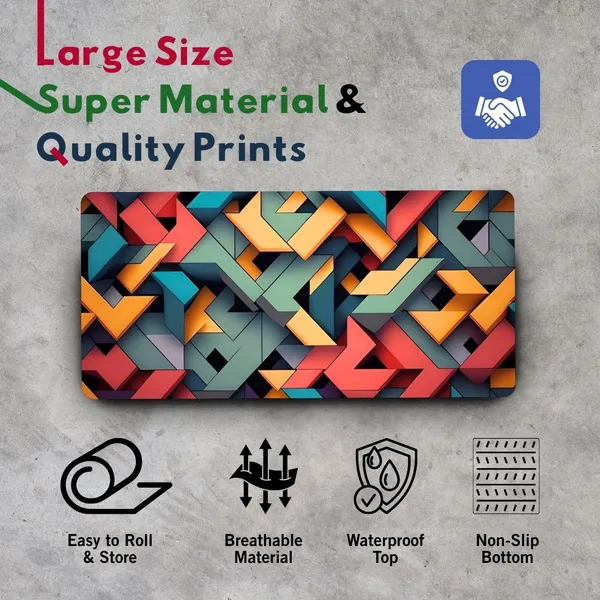 Sigma_One_3D_Geometric_Multicolor_Extended_Keyboard_Mouse_Pad