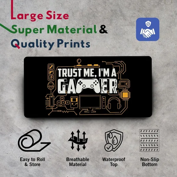 Sigma_One_Trust_Me_I'M_A_Gamer_Print_Extended_Keyboard_Mouse_Pad_Multicolor