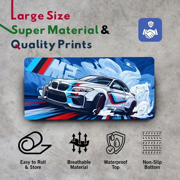 Sigma_One_Supercar_Printed_Extended_Desk_Mat_Non-Slip_Waterproof_Multicolor