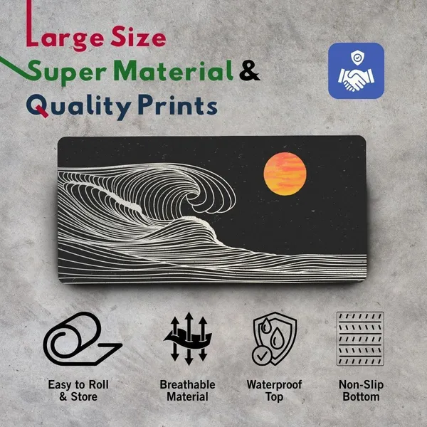 Sigma_One_Wave_&_Sunset_Print_Extended_Keyboard_Mouse_Pad_Multicolor