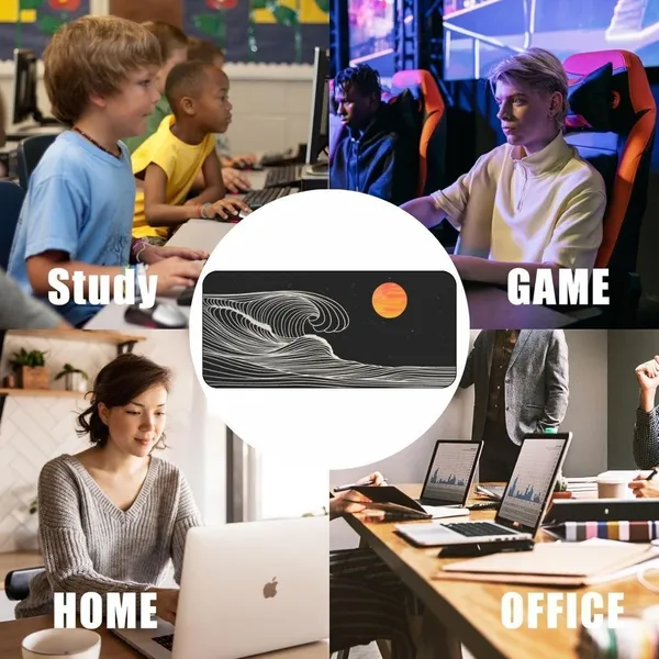 Sigma_One_Wave_&_Sunset_Print_Extended_Keyboard_Mouse_Pad_Multicolor