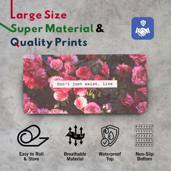 Sigma_One_Motivational_Floral_Quote_Print_Extended_Keyboard_Mouse_Pad_Multicolor