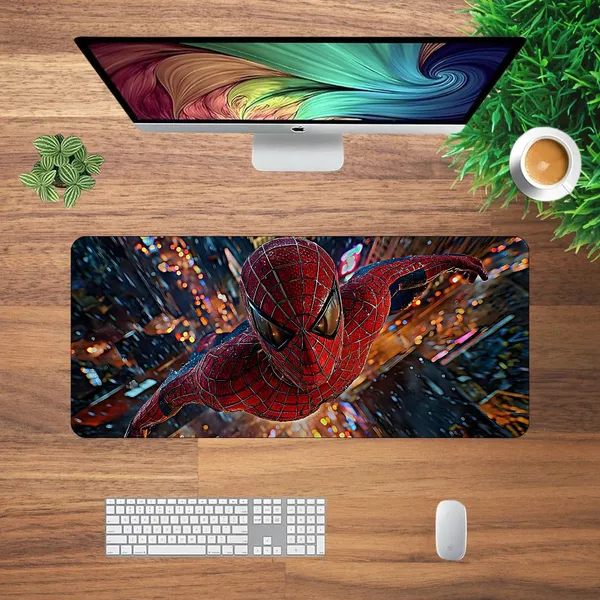 Sigma_One_Spiderman_Extended_Desk_Mat_23X11_Inch_Waterproof
