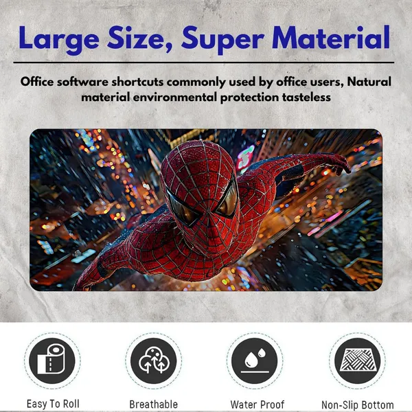 Sigma_One_Spiderman_Extended_Desk_Mat_23X11_Inch_Waterproof