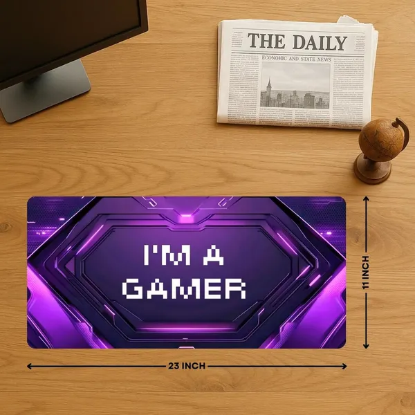 Sigma_One_I'M_A_Gamer_Print_Extended_Keyboard_Mouse_Pad