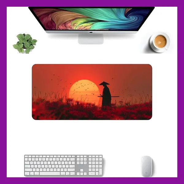 Sigma_One_Anime_Samurai_Extended_Mouse_Pad_Non-Slip_Waterproof_23X11_Inch