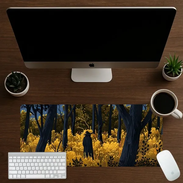 Sigma_One_Yellow_Woods_Printed_Extended_Keyboard_Mouse_Pad